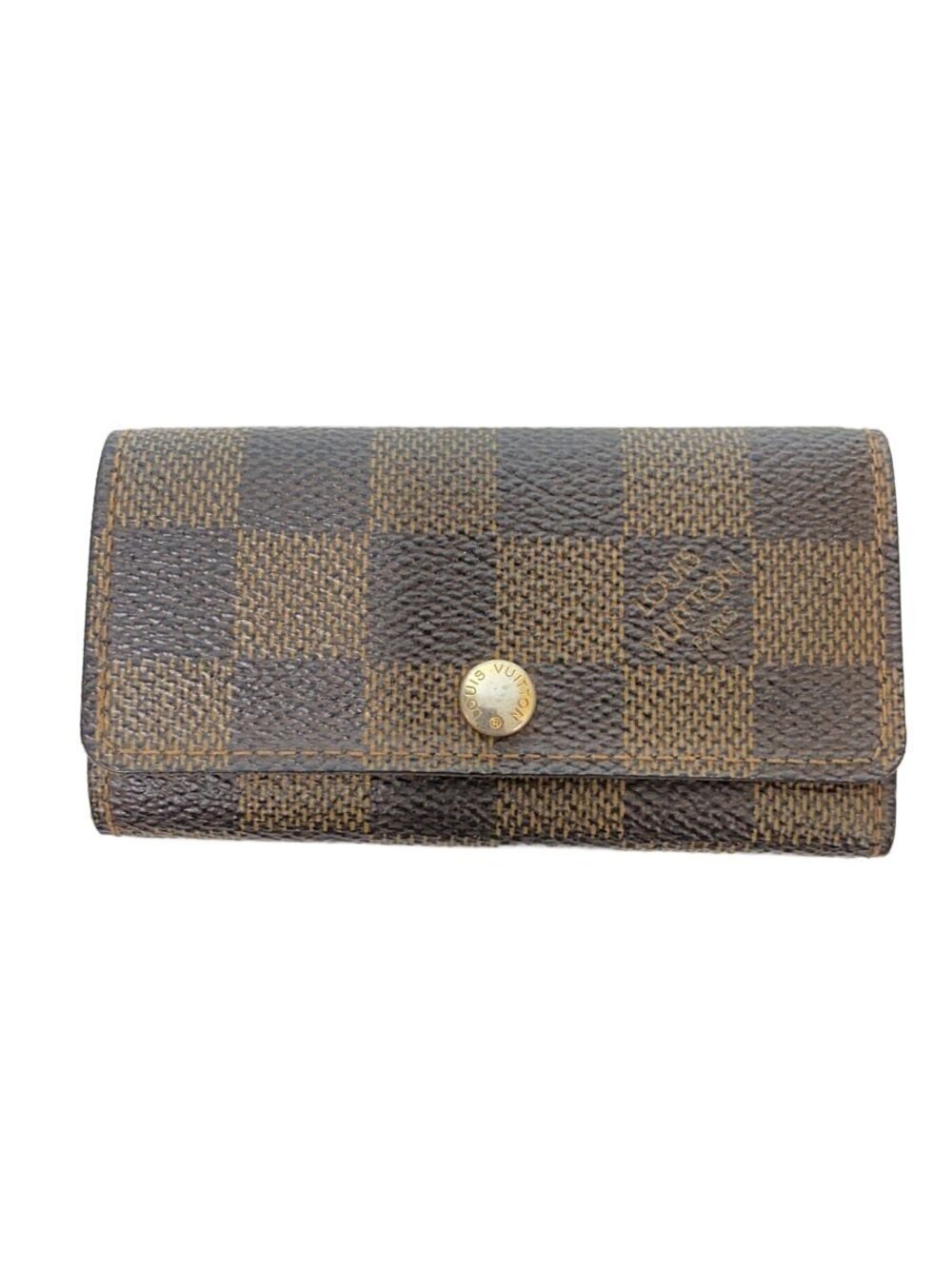 LOUIS VUITTON Multicles Damier Ebene Brown Canvas